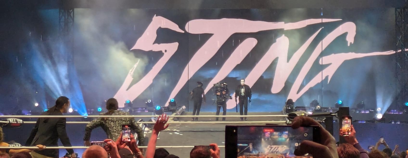 Sting makes a surprise appearance to save Darby Allin